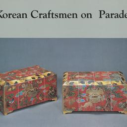 Korean craftsmen on parade