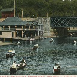 Public Boat House, at River...