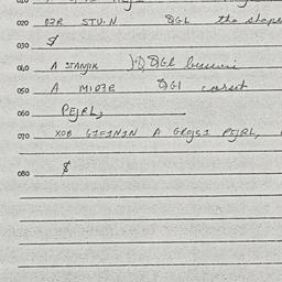 Eastern questionnaire, answ...
