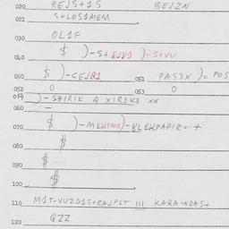 Eastern questionnaire, answ...
