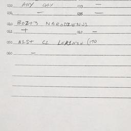 Eastern questionnaire, answ...