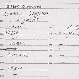 Eastern questionnaire, answ...