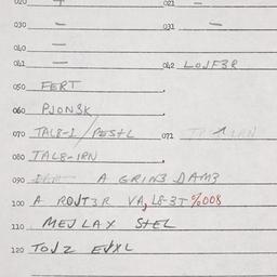 Eastern questionnaire, answ...