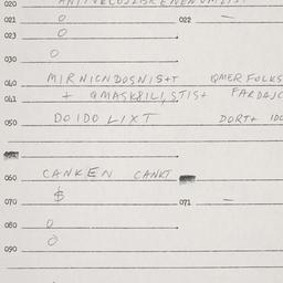 Eastern questionnaire, answ...