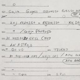 Eastern questionnaire, answ...