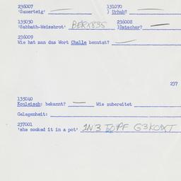 Western questionnaire, answ...