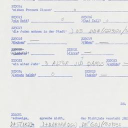 Western questionnaire, answ...