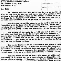 Letter from Sumner H. Slich...
