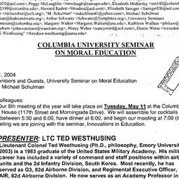 Announcements, 2004-05-11. ...