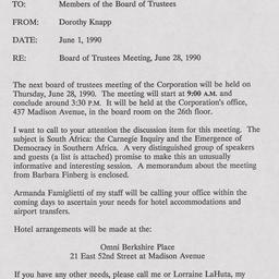 Board Meeting - Sent to Boa...
