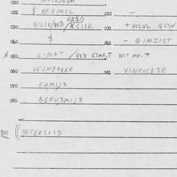 Eastern questionnaire, answ...