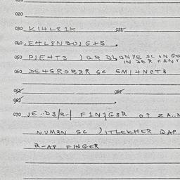 Eastern questionnaire, answ...