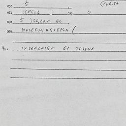 Eastern questionnaire, answ...