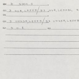 Western questionnaire, answ...