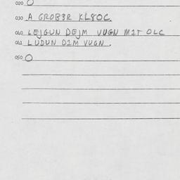 Eastern questionnaire, answ...