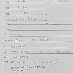 Eastern questionnaire, answ...