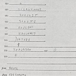 Eastern questionnaire, answ...