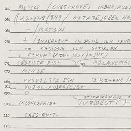 Eastern questionnaire, answ...