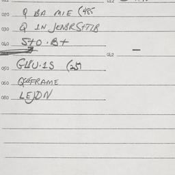 Eastern questionnaire, answ...