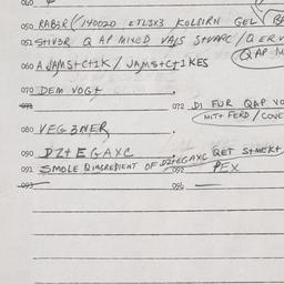 Eastern questionnaire, answ...
