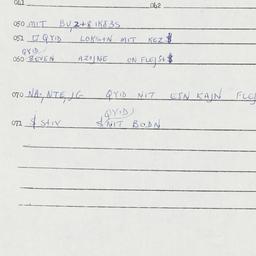 Eastern questionnaire, answ...