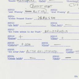 Western questionnaire, answ...