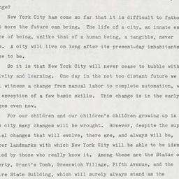 New York's Future as I ...