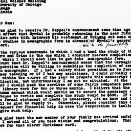 Letter from Guy B. Johnson ...