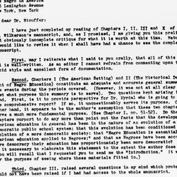 Letter from Charles H. Thom...