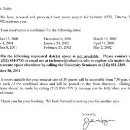 Correspondence, 2002-07-05....