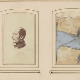 Engraving of Male Head in P...