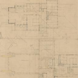 First, second floor plans