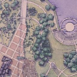 Site plan, waterfront detail.
