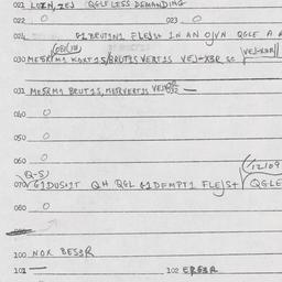 Eastern questionnaire, answ...