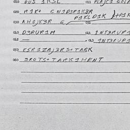 Eastern questionnaire, answ...