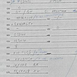 Eastern questionnaire, answ...