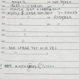 Eastern questionnaire, answ...