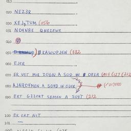Eastern questionnaire, answ...