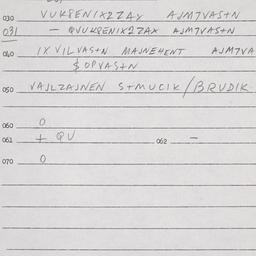 Eastern questionnaire, answ...