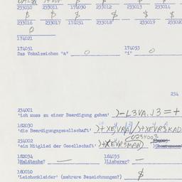 Western questionnaire, answ...