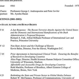 Schedules, Human Rights, se...
