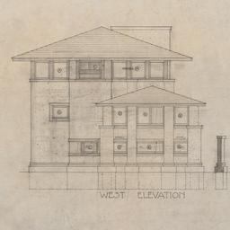 Working drawing #8: West el...