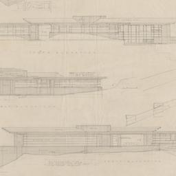 Working drawing #2: East, s...