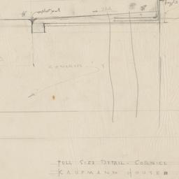 Full size cornice detail