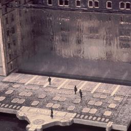 Model, aerial view.