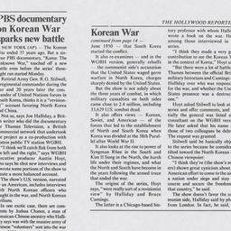 PBS documentary on Korean W...