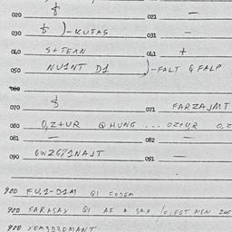 Eastern questionnaire, answ...