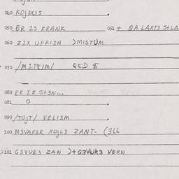 Eastern questionnaire, answ...
