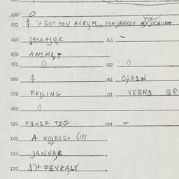 Eastern questionnaire, answ...
