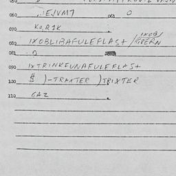 Eastern questionnaire, answ...